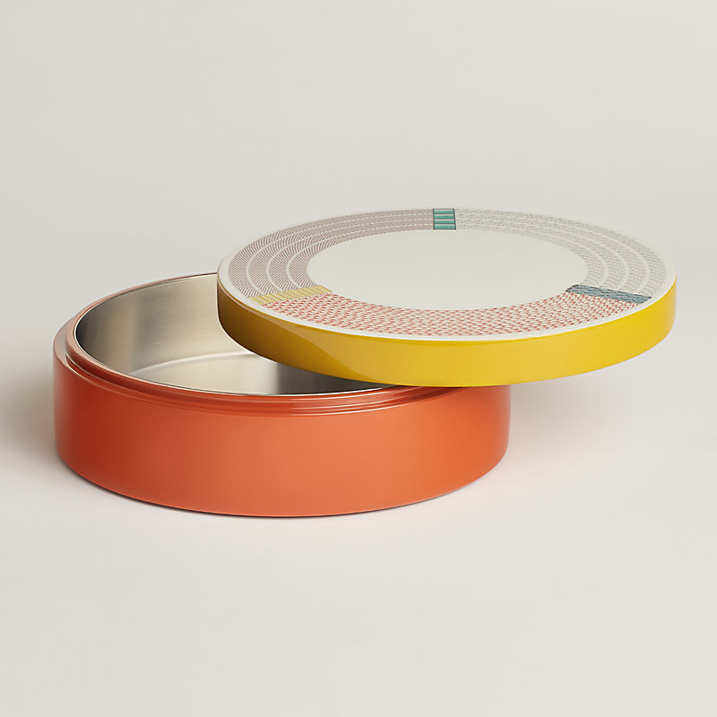 Tressages Equestres box, large model - Orange | Hermès USA